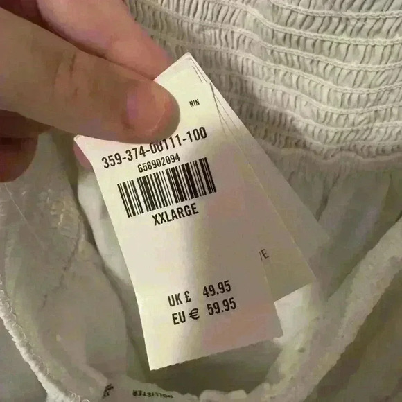 NWT Hollister Saidie Chiffon Flutter sleeve mini dress XXL - Picture 8 of 8